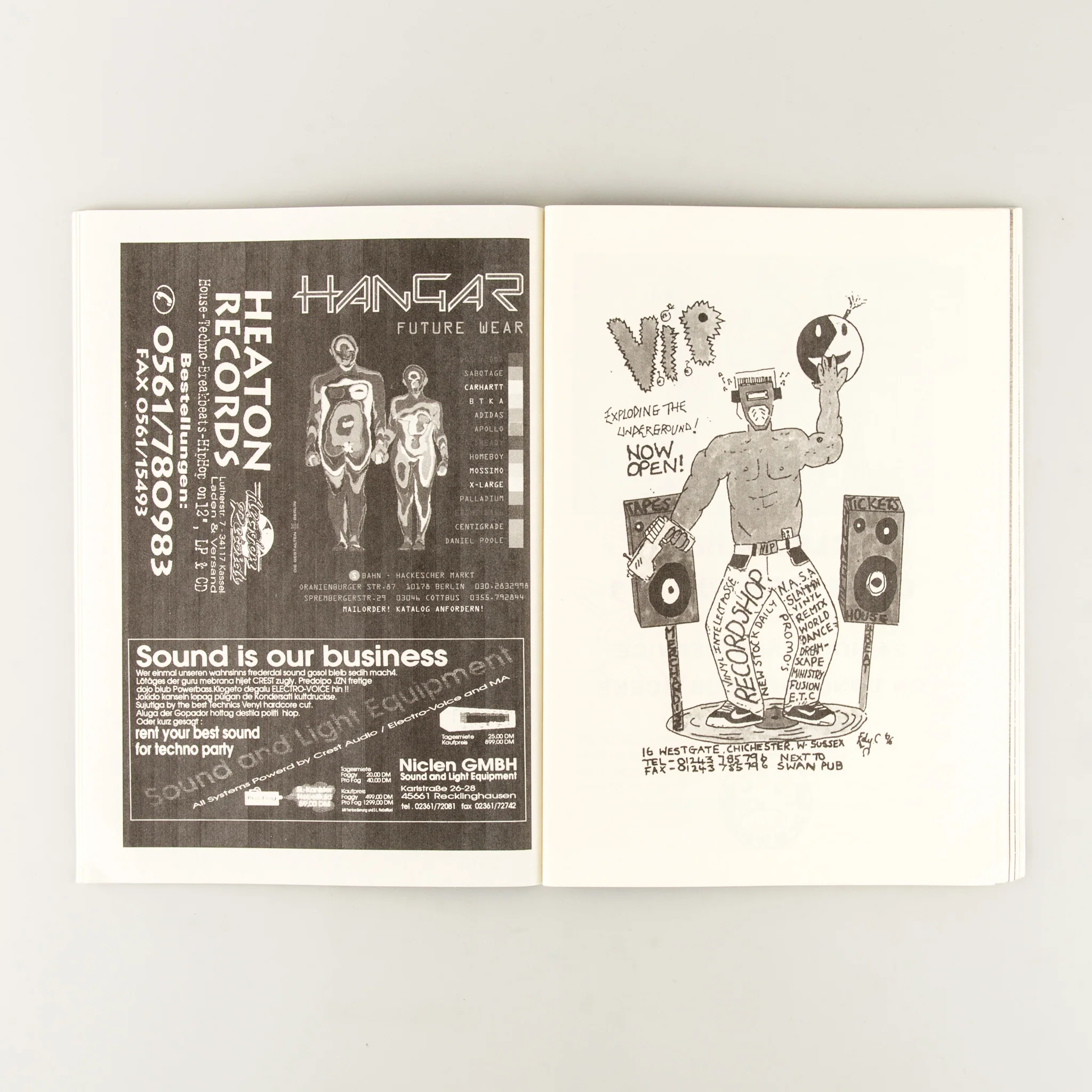 Archivio #1 - Records store ads and paper ephemera from Rave fanzines of the early 90s - Image 6