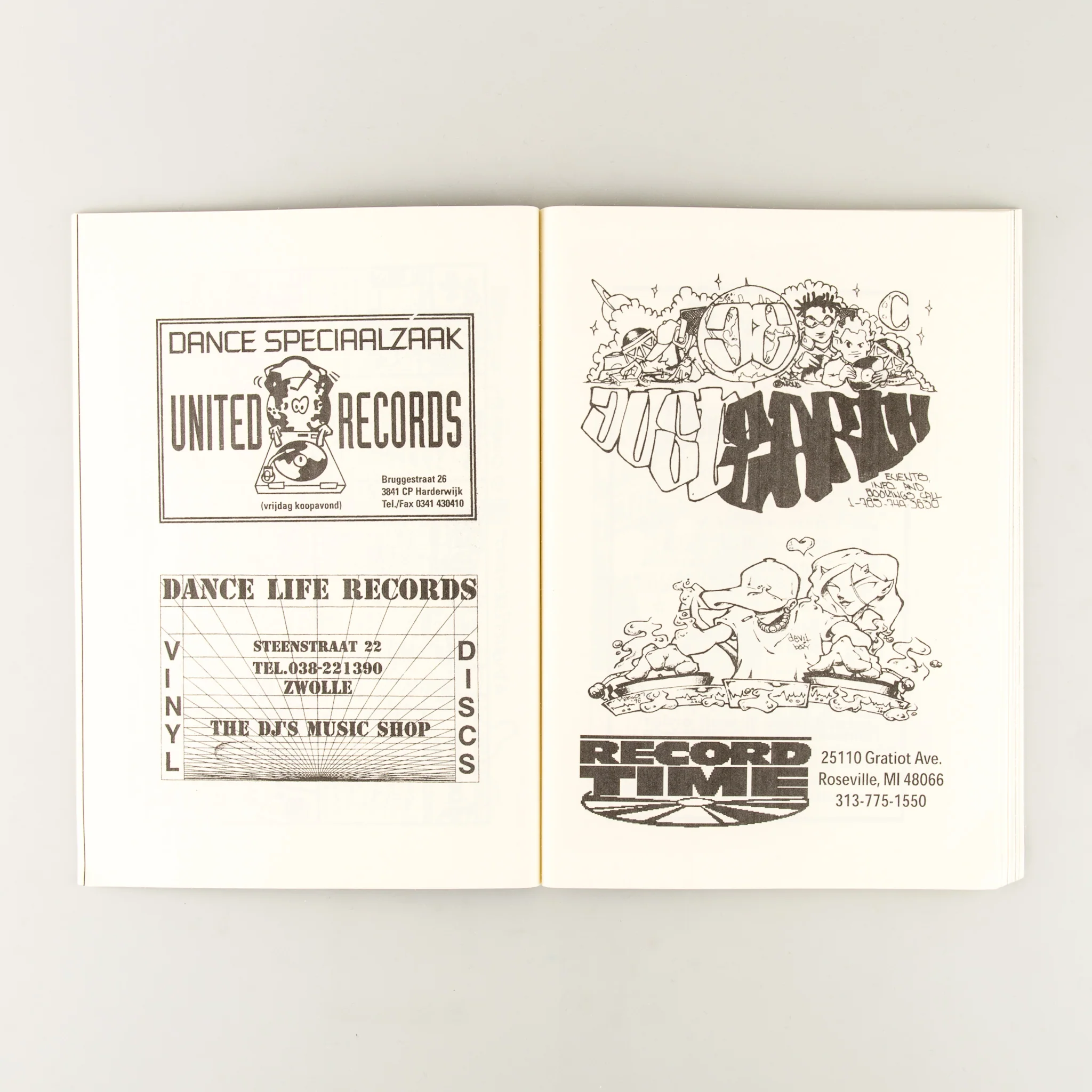 Archivio #1 - Records store ads and paper ephemera from Rave fanzines of the early 90s - Image 9