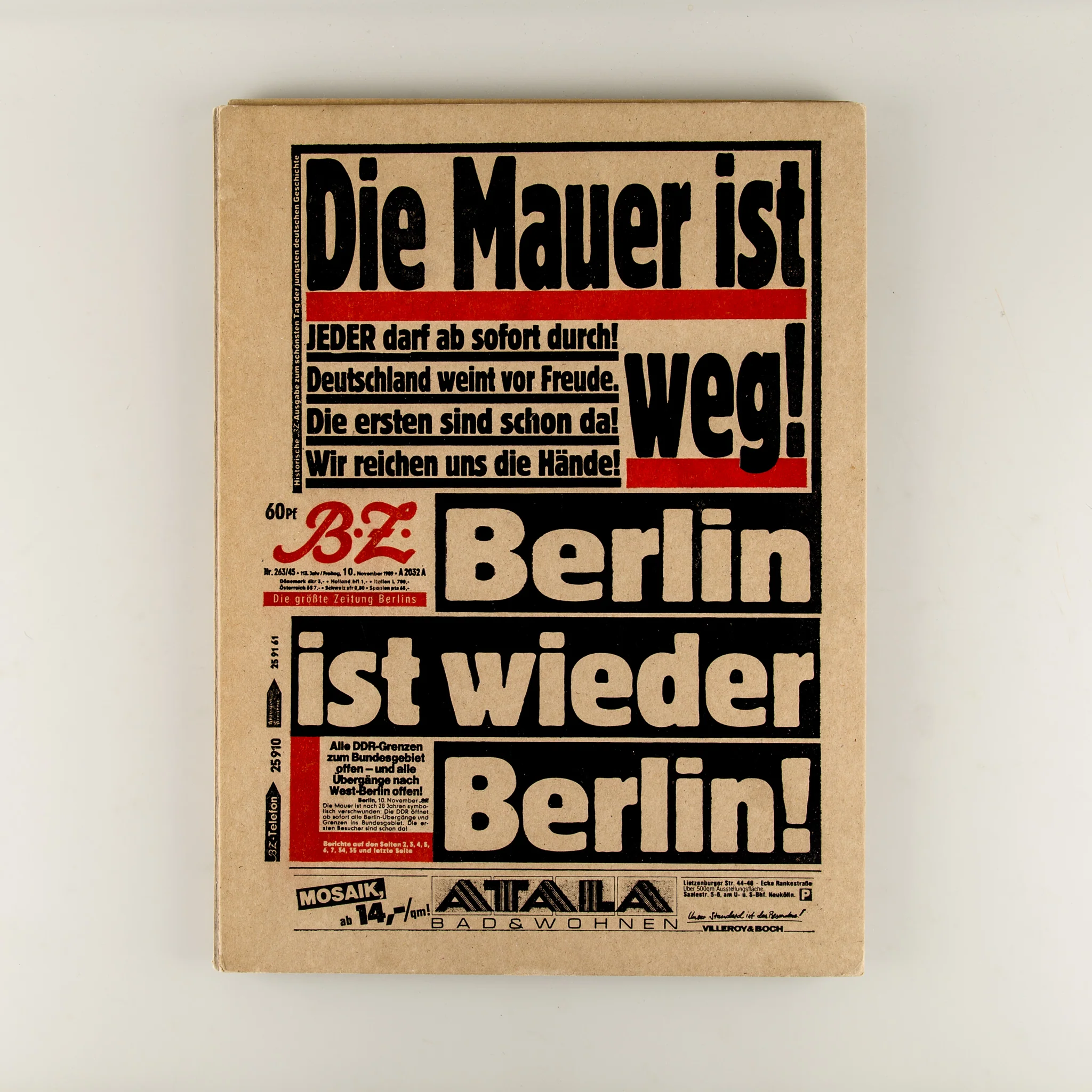 Die Mauer ist Weg!