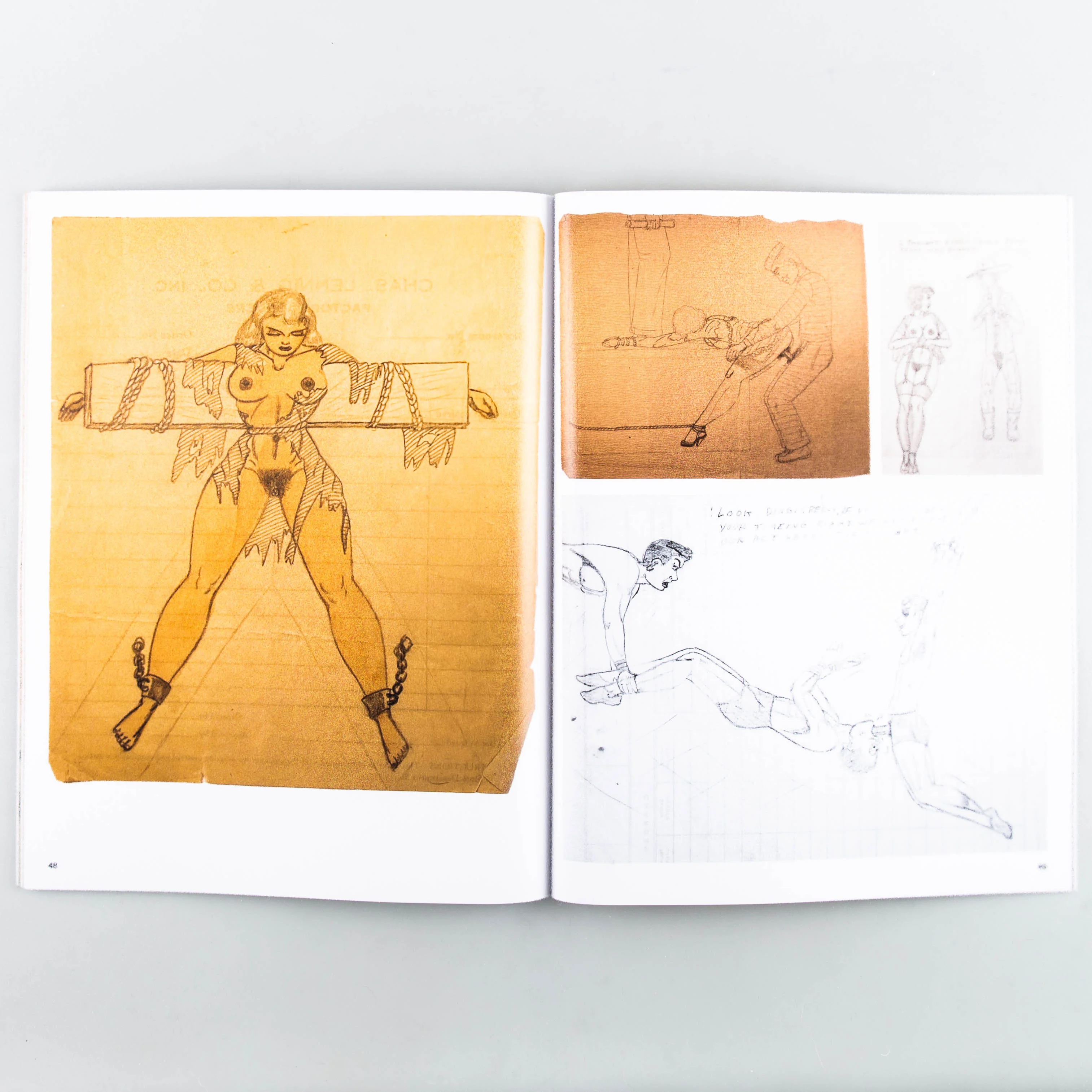Folk Porn - Anonymous 1940s Sex Drawings - Image 2