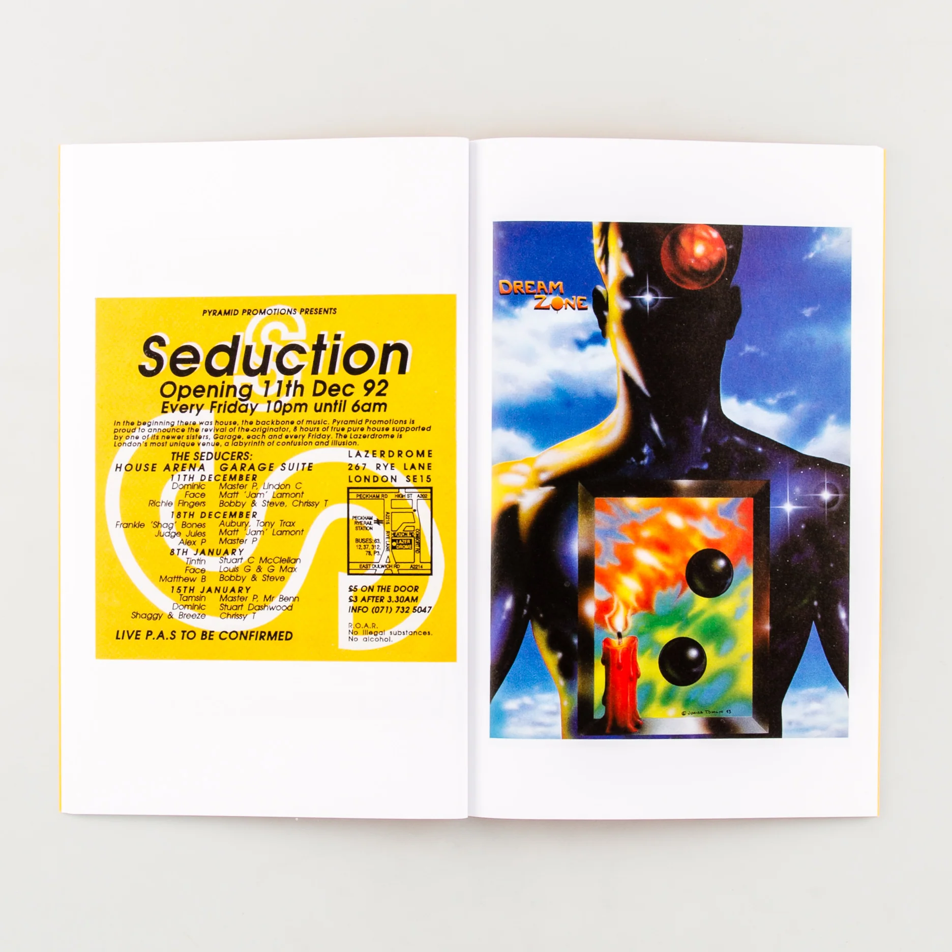 U.K. Rave Flyers from 1991 to 1996 - Image 3