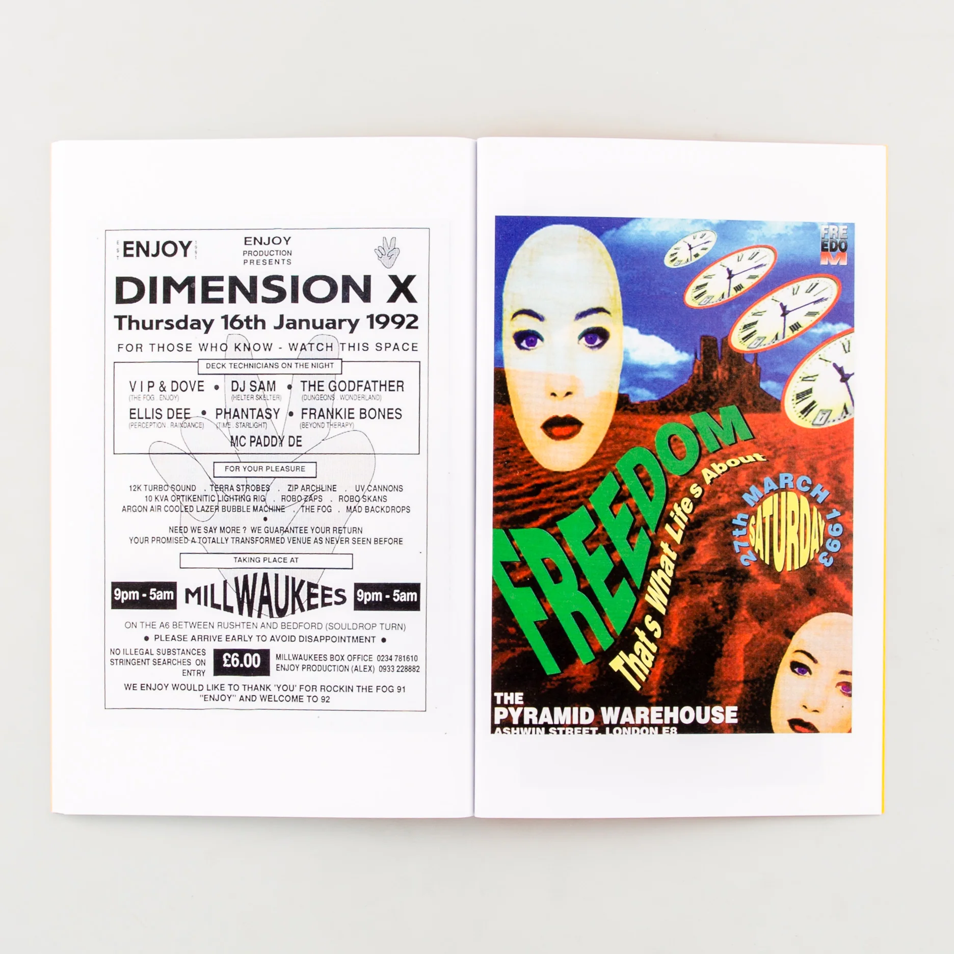 U.K. Rave Flyers from 1991 to 1996 - Image 9